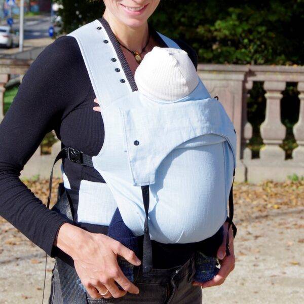 Babytrage CarryLauretta Bright Blue Full-Buckle Baby Carrier